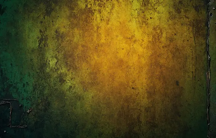 Ombre Green to Gold Grunge Texture Image